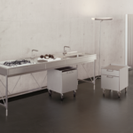 Revisions of the modern kitchen. Italian radical design and German good design