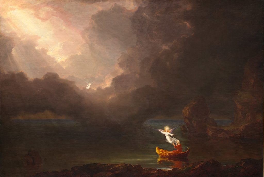 Thomas Cole, The Voyage of Life - water in architecture and art