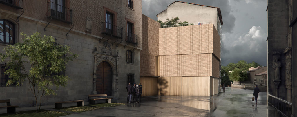 Exterior. Expansion of the Burgos Archive / Castilfalé Palace - AGi architects - Render by The VIZ Design Company