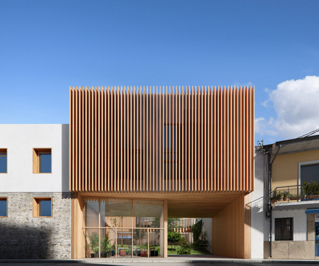 Centro de Salud en Carcastillo. AGi architects. Render de The Viz Design Company